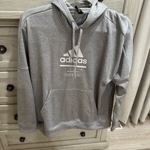 Adidas Men's Gray Hoodie